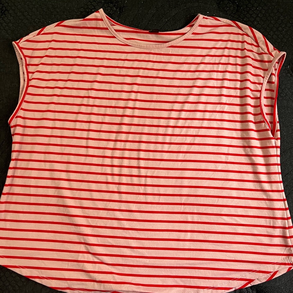 Pink and red stripe set